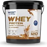 West Nutrition Whey Protein Tozu 3600 Gr 100 Servis Vanilya&amp;karamel