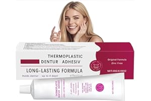 NBOFOL Thermoplastic Denture Adhesive, Teeth Glue for Denture,Tooth Bonding Kit, Den/tal Adhesive for De-ntures, Crown Glue for Teeth, Dentu/re Repair, Den/tal Crown Repair Kit, Tooth Gl-ue for Broken To-oth