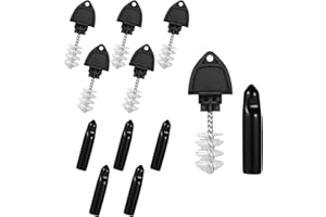 LASUROA 12pcs Brosse pour Bouchon de Robinet de Bière & Couvercle de Robinet de Bière, Beer Tap Plug Brush Brosse de Robinet de Bière Plastique Bouchons pour Restaurant Maison Bar de Fête