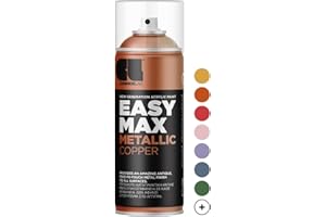‎CL COSMOS LAC COSMOS LAC Sprühlack matt mit hoher Deckkraft - Spraydosen DIY Lack - Sprühfarbe Acryl Spray - Paint Farbspray Sprühdose Lackspray (Kupfer,matt)