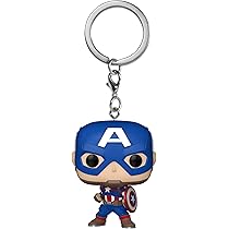 Funko Marvel Luchadores Captain Marvel Keychain – Offizieller Schlüsselanhänger Aus Vinyl