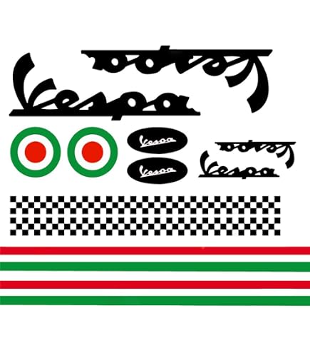 Bouclier Logo Avant Pour Piaggio Vespa - Modèles Sprint, PX, Primavera, ET4, LX, GTS, Etc.