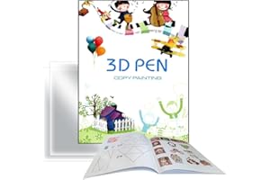 ‎KUNSTIFY KUNSTIFY 3D Stift Vorlagen Schablonen mit vielen verschiedenen Mustern (3D Vorlagen Heft)