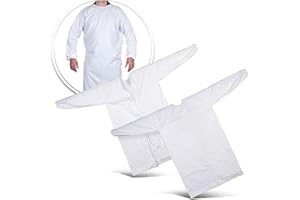 BEST QUALITY PIMPAM FACTORY 100% GUARANTEED PimPam Factory - Bata Sanitaria Reutilizable | Fabricado en España | Impermeable y Transpirable | Puños Ajustables | Lavable y Reutilizable | Talla Equivalente XL