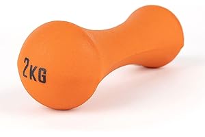 Phoenix Fitness Neoprene Dumbbell Weight for Home Exercise Men Women and Kids Arm Hand Weights Pilates Dumbbells, Single, Weight Range - 1kg 1.5kg 2kg