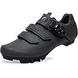 Uomo Scarpe MTB Donna, Scarpe Mountain Bike Compatibili con Pedali SPD 2 Bulloni con Tacchette, Scarpe Ciclismo Uomo Donna Al