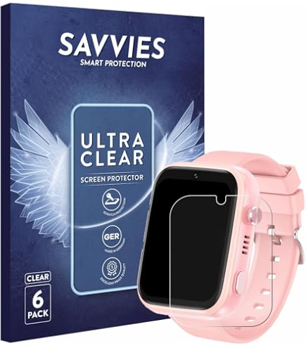 MBROS Compatibile per [6 Pezzo Protettive] Morbido Pellicola protettive per display Compatibile per Ucani Smartwatch Orologio Intelligente Bambini 1,69 Pollici (6 Pezzo Protettive