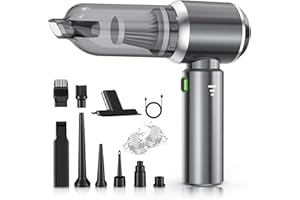 NVKHG Aspirabriciole Senza Fili, 26000Pa Aspirapolvere Auto Portatile, Aspiratore e Soffiatore con Motore Brushless, Mini Aspirapolvere Potente per Auto Casa Ufficio Peli di Domestici