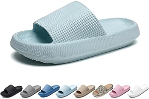 Merdoo Ciabatte Nuvola Donna Uomo Comode Ciabatte Casa Ultra Morbide Ciabatte Mare Antiscivolo Ciabatte Piscina Ciabatte Doccia Casuali Pantofole Estive Suola Spessa Slide Sandalo Unisex 36-47EU