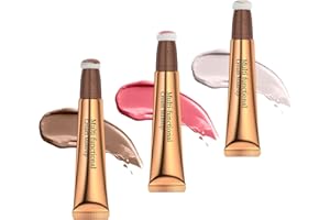 ‎OFANYIA Ofanyia Flüssiger Highligher, Rouge-Konturstab, flüssiger Gesichts-Concealer-Konturstab mit Kissen-Applikator, hohe Deckkraft, cremig, konturiert, Rouge-Stick, 3 Stück