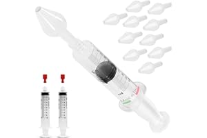 ITALSOLUTIONS Kit Lavaggio Nasale Bambini e Adulti - Set Irrigatore Nasale - 10 Olive Nasali per Lavaggi Neonato (10 Olive 2 Siringhe 2 Tappini)