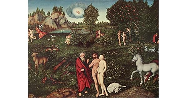 Lais Jigsaw Puzzle Lucas Cranach D A Adam And Eve In The Garden Of Eden 200 Pieces Amazon Co Uk Toys Games