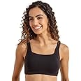 NYKD Women Cotton Everyday Wireless & Non Padded Full-Coverage Sports Bra|Trendy Square Neck with Soft Cup Slip - Nyb158