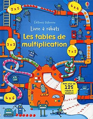 Usborne Les tables de multiplication - Livre à rabats