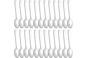 MARVOREM Cucchiaini caffe piccoli acciaio inossidabile adatto per casa e ristoranti cucchiaini da caffè piccoli cucchiani caffe piccoli cucchiaini cappuccino bar cucchiaini da caffe piccoli (24 Pezzi)