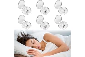 PUTAII Schnarchstopper Anti Schnarch, 6 PCS Anti Schnarch Magnet NasenClip, Schnarchen Stopper Nasenklammer Nasendilatator Verhindern Effektiv Schnarchen, Schlafapnoe & Schweres Atmen