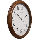 Seiko Saatler Ahşap Duvar Saati QXA153B, Modern