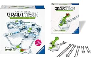 Ravensburger - Gravitrax - Starter Set & Gravitrax - Bloc Action Scoop - Jeu de Construction - Circuit de Billes créatif - Enfants - Dès 8 Ans - 27620 - Version française