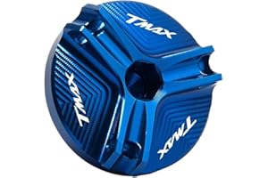 SyuFre Accessori Moto Tappo Filtro Olio Motore Tappo di Scarico Bullone Coperchio a Vite for T-Max 500 TMAX 530 TMAX530 SX/DX TMAX 560 2017 2020 (Color : Blue)