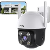 Tenda G&uuml;venlik Kamerası, Dış Mekan WLAN, 1080P Wi-Fi Kamera, Gece G&ouml;r&uuml;şl&uuml;, Renkli Gece G&ouml;r&uuml;şl&uuml;, 2 Y&ouml;nl&uuml; Ses, Kişi Tanıma ve H