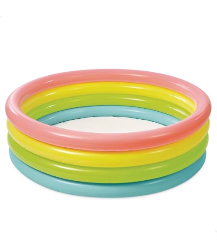 Quut Dippy Bouée Gonflable 80 Cm PVC 0.25 Mm – Bébé à Partir De 1 An – Bleu Banane – Avec Patch Réparation