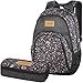 Produktbild DAKINE 2er SET Laptop Rucksack Schulrucksack Freizeitrucksack EVE + SCHOOL CASE Mäppchen Wallflower