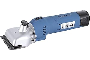 CLIPSTER Kerbl 181891 Akku2 FarmClipper - Batería de vacuno, incluye 2 baterías, 21/23 dientes, color azul