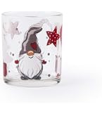 Excelsa Peanuts Lot De 6 Verres à Eau 250ml - Verres Transparents Avec Décoration Peanuts Pour Table Joyeuse