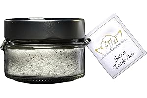 CENTRO TARTUFI MOLISE Sale al Tartufo Nero - Tartufo - Sale Marino con Pregiato tartufo Nero "Tuber Aestivum" - 100% Made in Italy, Eccellenza Culinaria Italiana