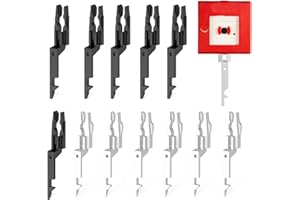 S.F.PACHIRA 12 Stück Call Point Ersatz Testschlüssel, Universal Call Point Test Key, Einfache Anwendung für Alle Versionen von Call Points, Feuerfest (Schwarz & Weiß)