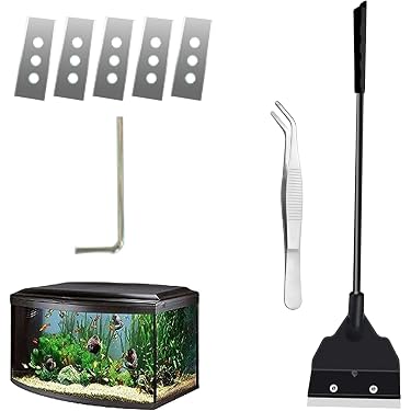 Pulitore Magnetico Per Acquario Con Raschietto, Galleggiante, Per Vetri Fino A 5mm