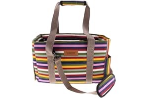Tubayia Sac de transport pour animal de compagnie - Sac de voyage pour chien, chat, chiot de moins de 5 kg - Arc-en-ciel