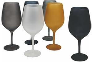 Villa d’Este Home Tivoli 5903567 Lot de 6 verres à vin, verre, 430 ml