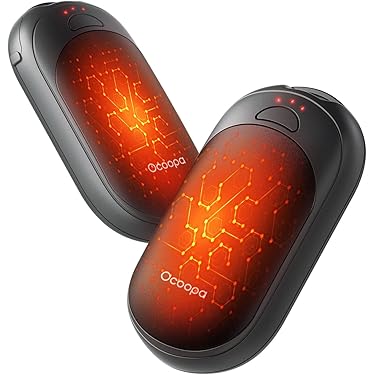 Fisura - Originele handwarmer. Originele mini gel handwarmer. Herbruikbare zakwarmer. Voor buitenactiviteiten. (1 unit, Cold, zwart