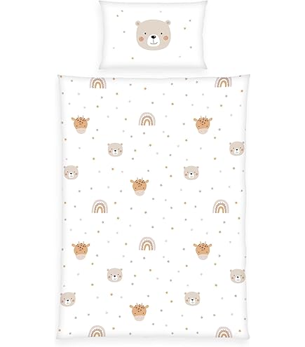 Set Biancheria Da Letto Herding - Tema Tartarughina, Cotone Renforcé - Copripiumino 100x135 Cm E Federa 40x60 Cm - Foto 9