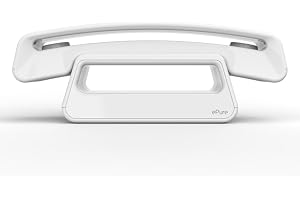 ALCATEL ePure Iconic - Cordless Phone DECT - Classic Design - Large Highly Legible GraphicDisplay - Handsfree - Call Barring - White