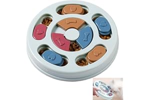 TSKDKIT Juguete Interactivo para Perros, Juguete para Perros con Forma de Puzle, Juguete para Perros con Forma de Puzzle, Antideslizante con Alimentación Lenta para Cachorros y Mascotas