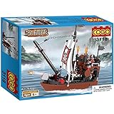 Webby Sea Rover Pirate Ship Building Blocks , Multi Color (167 Count)
