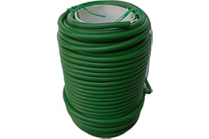 DRAGONX2 Cravatta per Piante 3,5 Mm X 20 M Filo da Giardino Morbido Filo per Legare Piante Verde Adatto per Legare Rose Rampicanti, Supporto per Piante in Giardino