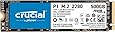 Crucial P1 500 GB CT500P1SSD8 Internal Solid State Drive-up to 1900 MB/s (3D NAND, NVMe, PCIe, M.2), Black