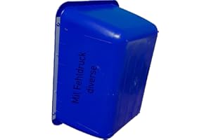 UvV®-FMK 2te Wahl Mörtelwannen ohne Kranösen (mit verzinkter Stahl Randverstärkung) mit Fehlfarben, Farbabweichungen 200 Liter (Blau)