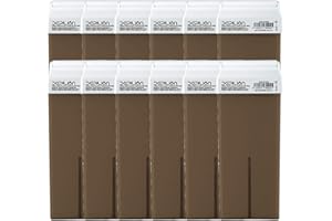 12 x Cera depilatoria Roll On cartuchos de 100ml Chocolate - Roll-on Cera para depilación - Depilion