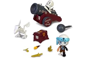 Pinypon Action - Cañón Pirata Fantasma, para niños y niñas a Partir de 4 años, Famosa (700016238)