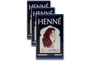 ‎PELLEAR Natürliches Henna - Henna Mahagoni Rot - 3x90g - Natur Haarfärbemittel - Henna Pulver - reines natürliches Henna Pulver - Pellear - El Cahira Henna Mahagony - Henna hair dye