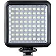 Godox LED64 Macro Flash Black - Flashes (Macro Flash, Black, Universal, 5500K, 4.5 W, Battery/Battery)