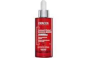 Vichy Dercos Aminexil Clinical R.E.G.E.N. Booster, Siero Rinnovatore Capillare, Per Tutti i Tipi di Cuoio Capelluto, Caduta Temporanea Ridotta, Crescita dei Capelli Esistenti Stimolata, 90 ml