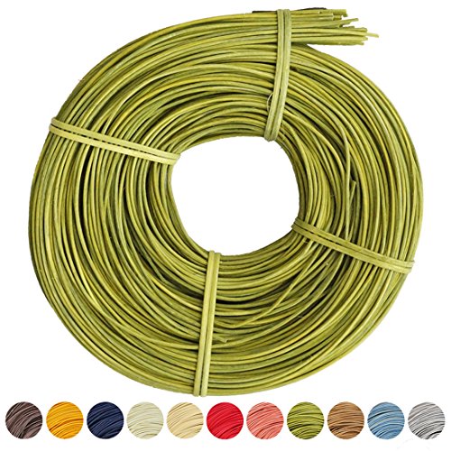 Peddigrohr / Flechtmaterial / verschiedene Farben / 2,25mm / ca. 250g (olivgrün)