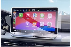 GAFAT Compatibile con VW Golf 8.5 2025 2026 12,9" Pellicola Protettiva per Navigation, Vetro Temperato Pellicola Display per Facelift Golf 8 MK8.5 7/2024 12,9 Pollici Discover Pro, 9H Anti Graffio