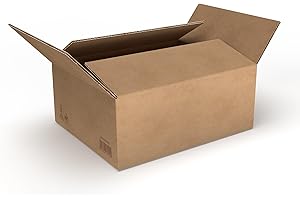 RaKuPack Versandkarton 100 Stück Faltkarton 250x200x100mm Innenmaß (25x20x10cm) Verpackungskarton Warensendung Karton braun Faltschachtel Pappkarton Versandschachtel Kartonage verschiedene Größen