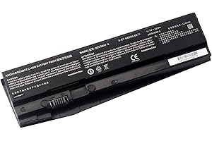 LUSONBAY N850BAT-6 6-87-N850S-6E71 6-87-N850S-6U71 6-87-N850S-4U41 Laptop Battery for for Clevo N870 N870HK N870HJ Z6-KP Z6-KP5GT Z7M-KP T58-T1 T6TI DR5 DR7 Plus Series New Battery for Clevo 11.1V/62Wh